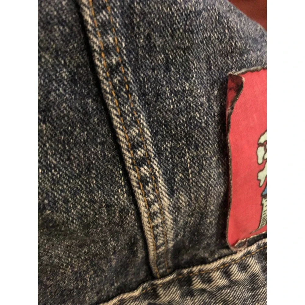 Vtg Levis Trucker Jacket Men's‎ M Blue Denim 70507-4890 Mickey Mouse World Tour